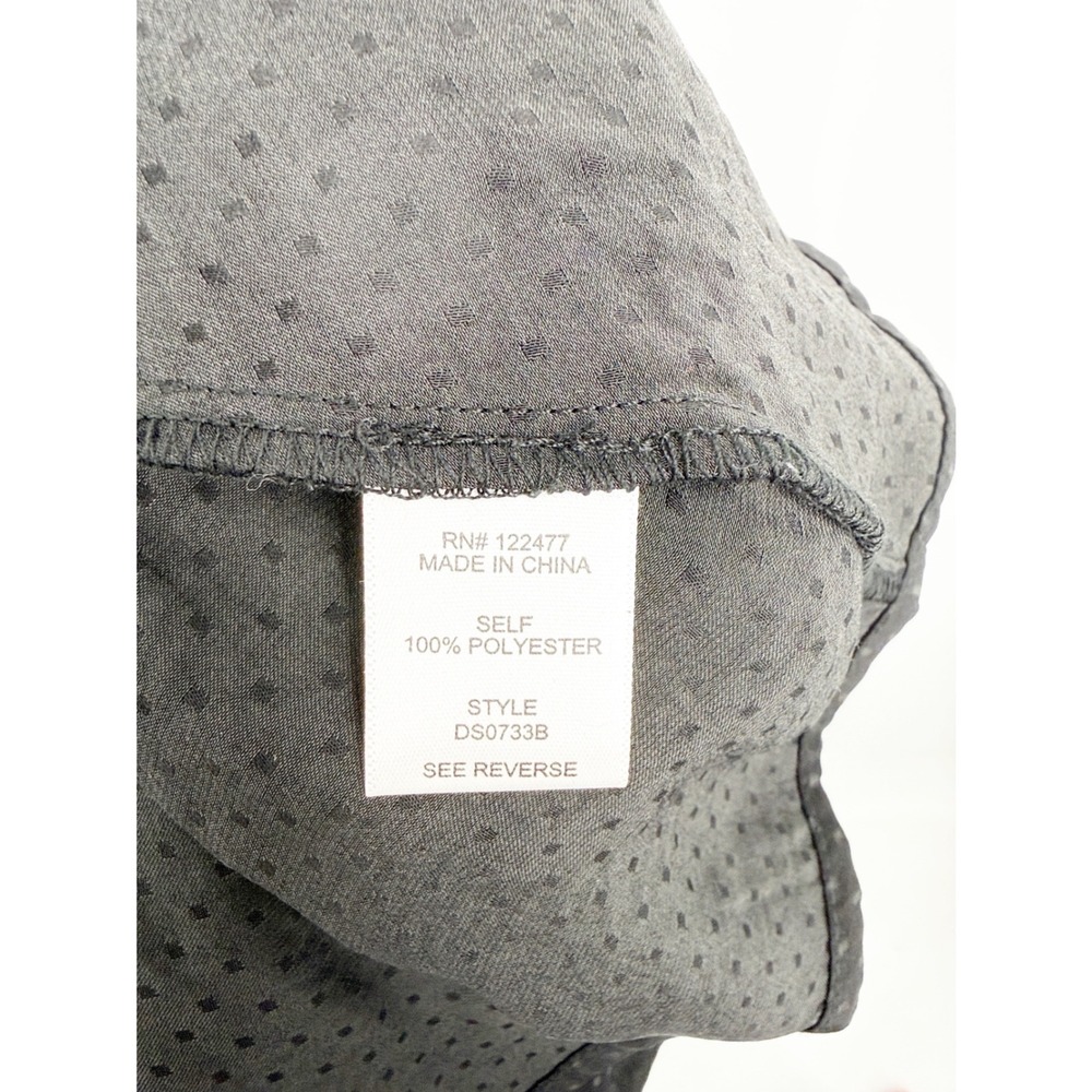 Anthropologie DRA Lola Peasant Dress Black Swiss Dot Midi Puff Sleeve Small - Picture 9 of 10